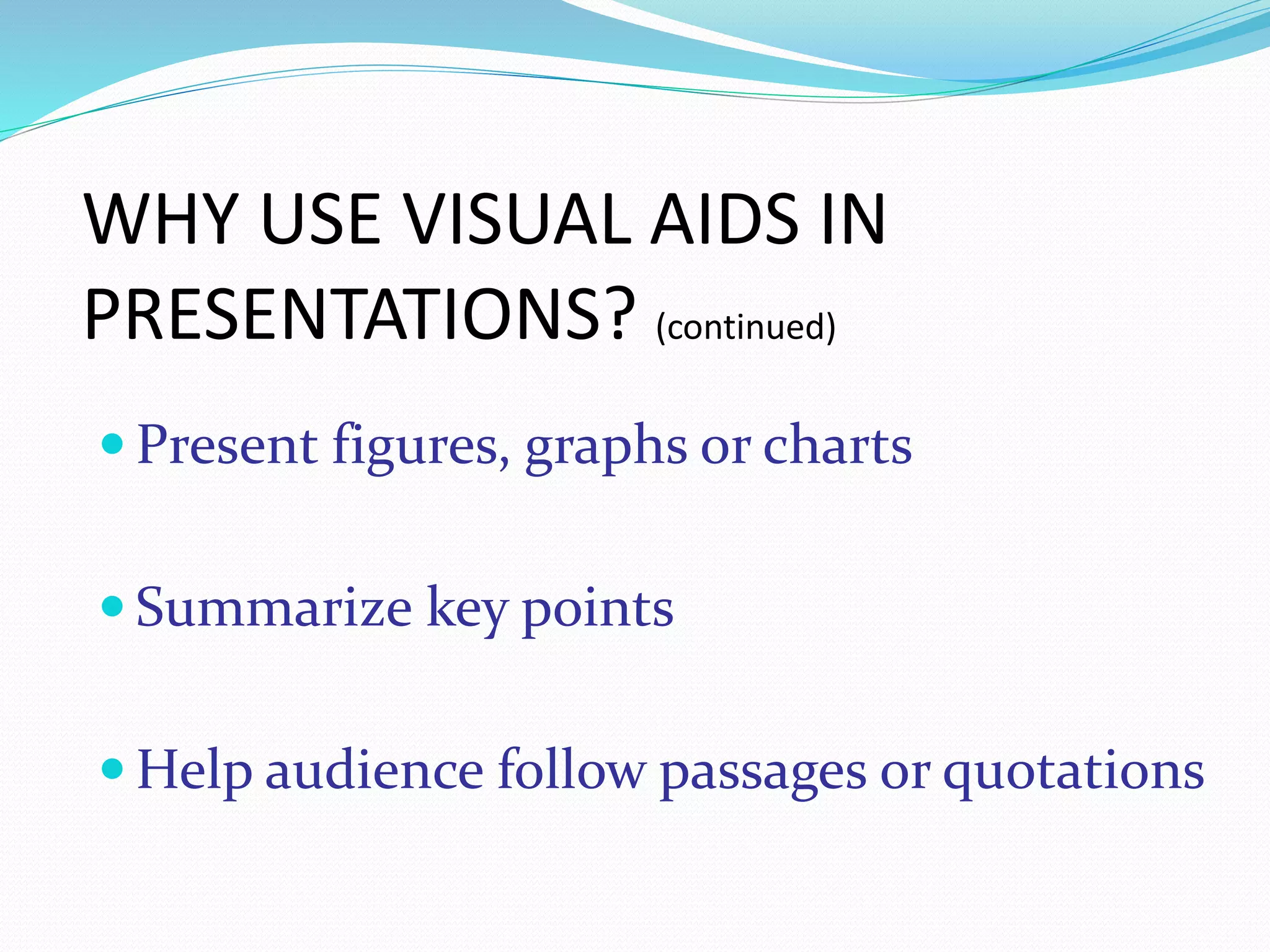 Visual Aids and Its Types | PPTX