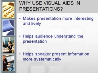Visual Aids and Its Types | PPTX