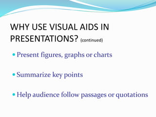 Visual Aids and Its Types | PPTX