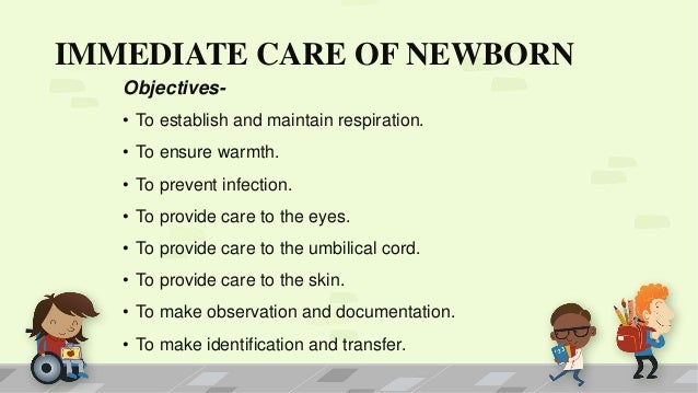nursing care of newborn baby