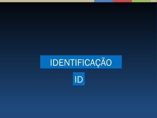 IDENTIFICAÇÃO
ID
 