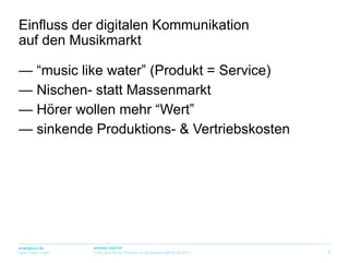  “music like water” (Produkt = Service)