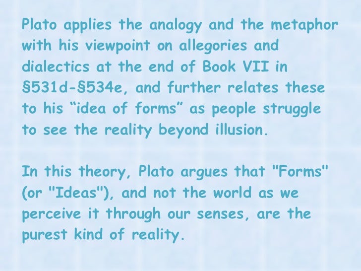 a description of dimensions theory in platos the allegory of the cave Theory of dimensions in plato's' the allegory of the cave, allows an individual to realize that which they already know the situation in the cave seems dark and gloomy, like a place no one. a description of dimensions theory in platos the allegory of the cave Theory of dimensions in plato's' the allegory of the cave, allows an individual to realize that which they already know the situation in the cave seems dark and gloomy, like a place no one.