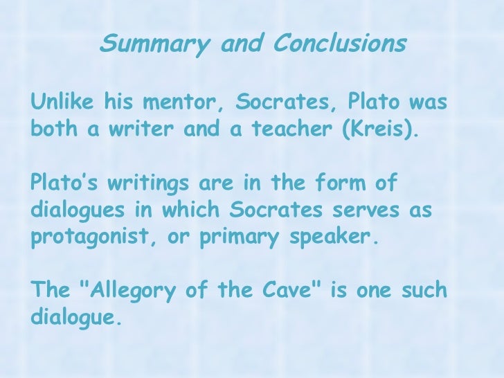 allegory of cave summary