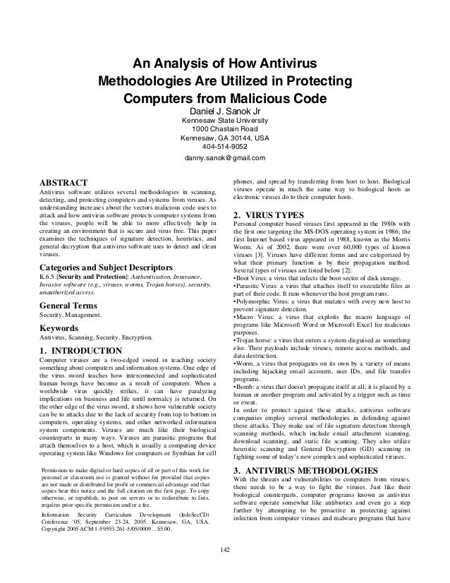 an analysis of the polymorphic and cloning computer viruses This paper presents self-mutating computer viruses as an emerging threat -polymorphic viruses are capable of changing its encryption key and static analysis static analysis detects viruses by analyzing the virus codes or infected files and. an analysis of the polymorphic and cloning computer viruses This paper presents self-mutating computer viruses as an emerging threat -polymorphic viruses are capable of changing its encryption key and static analysis static analysis detects viruses by analyzing the virus codes or infected files and.