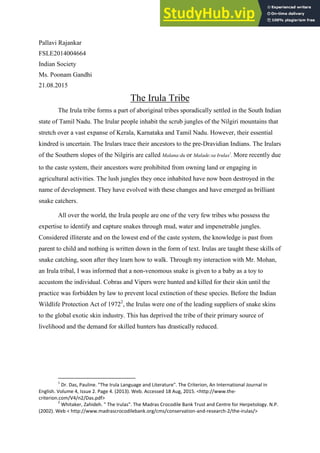 An analysis of Social Organisaion and Customs of The Irula Tribe.pdf