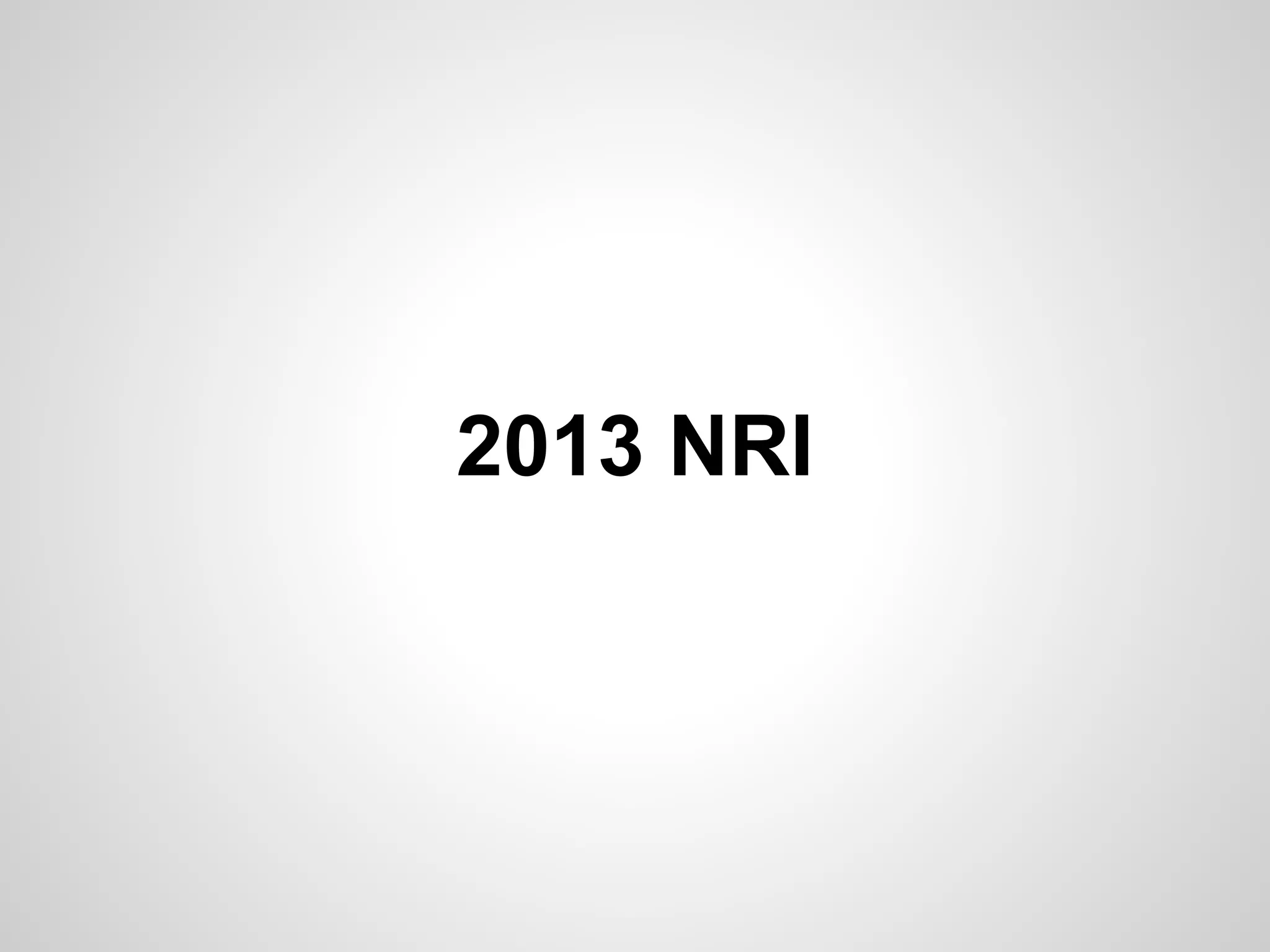 2013 NRI
 