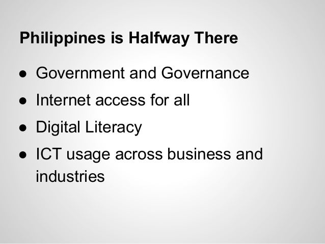 State Of Ict In The Philippines – WVSVY