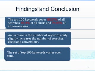 Findings and Conclusion27