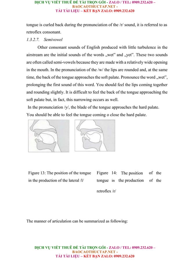 An Analysis On Consonants In English And Their Comparison In Vietnamese ...