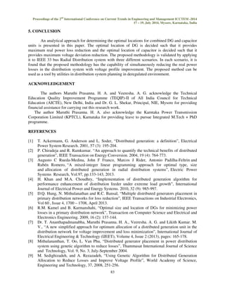 An analytical approach for optimal placement of combined dg and ...