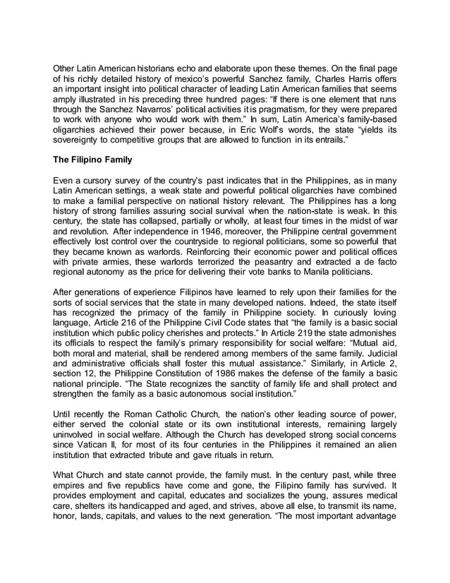 An anarchy of families the historiography of state and family in the