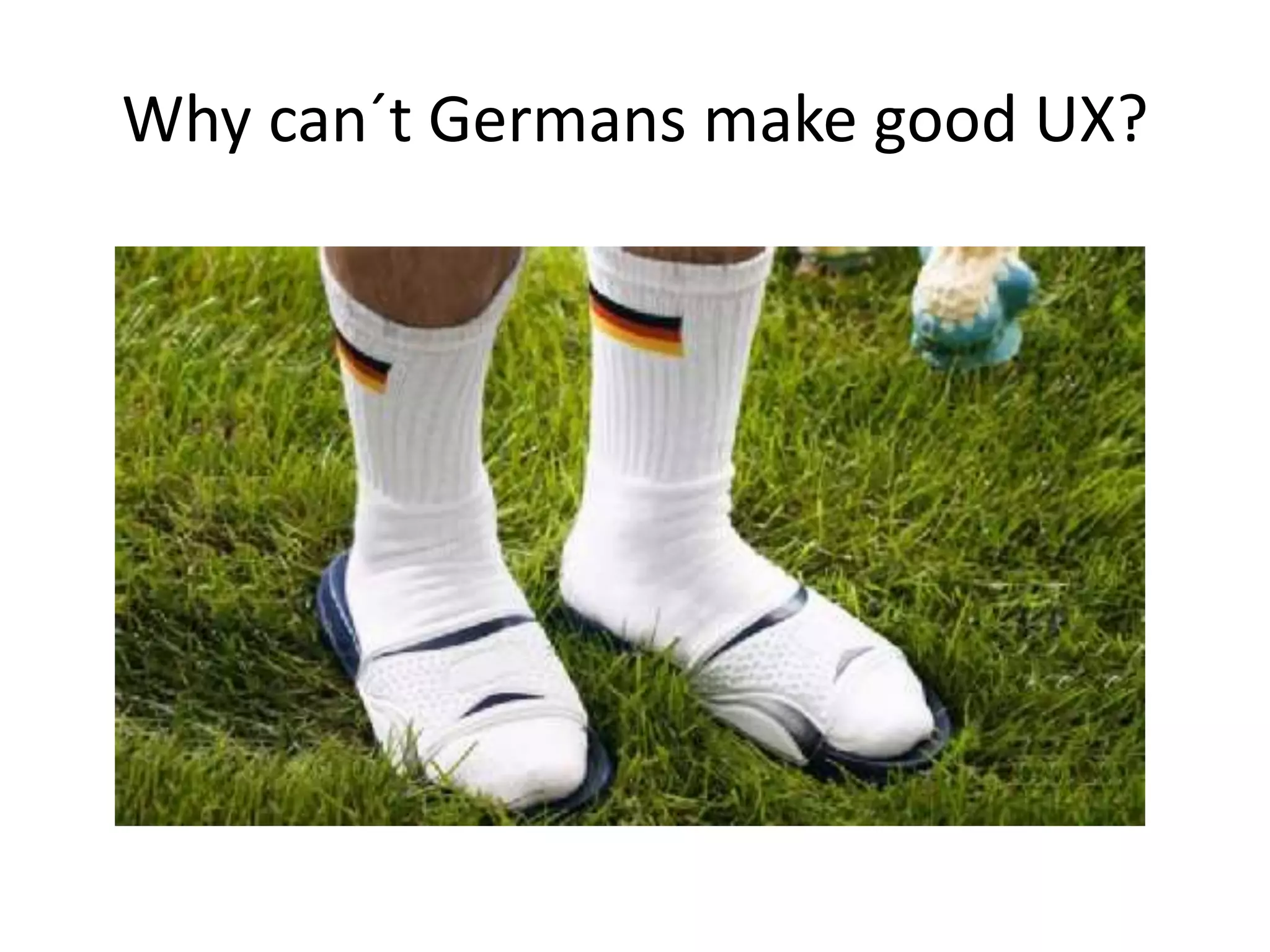 Why can´t Germans make good UX?
 