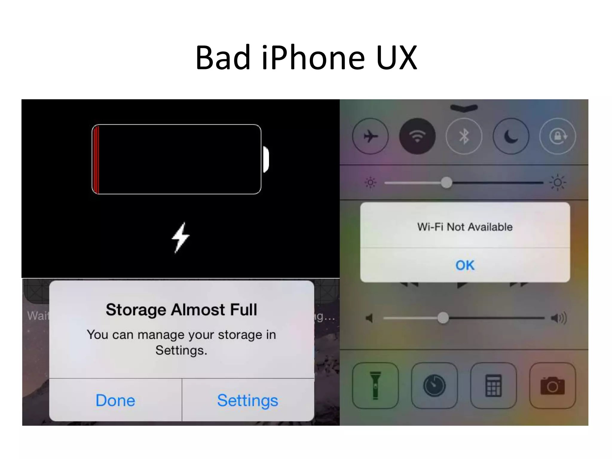 Bad iPhone UX
 