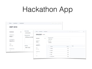 Hackathon App
 