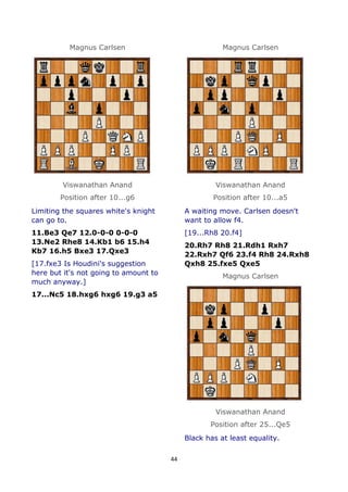Anand carlsen world chess championship 2013. | PDF