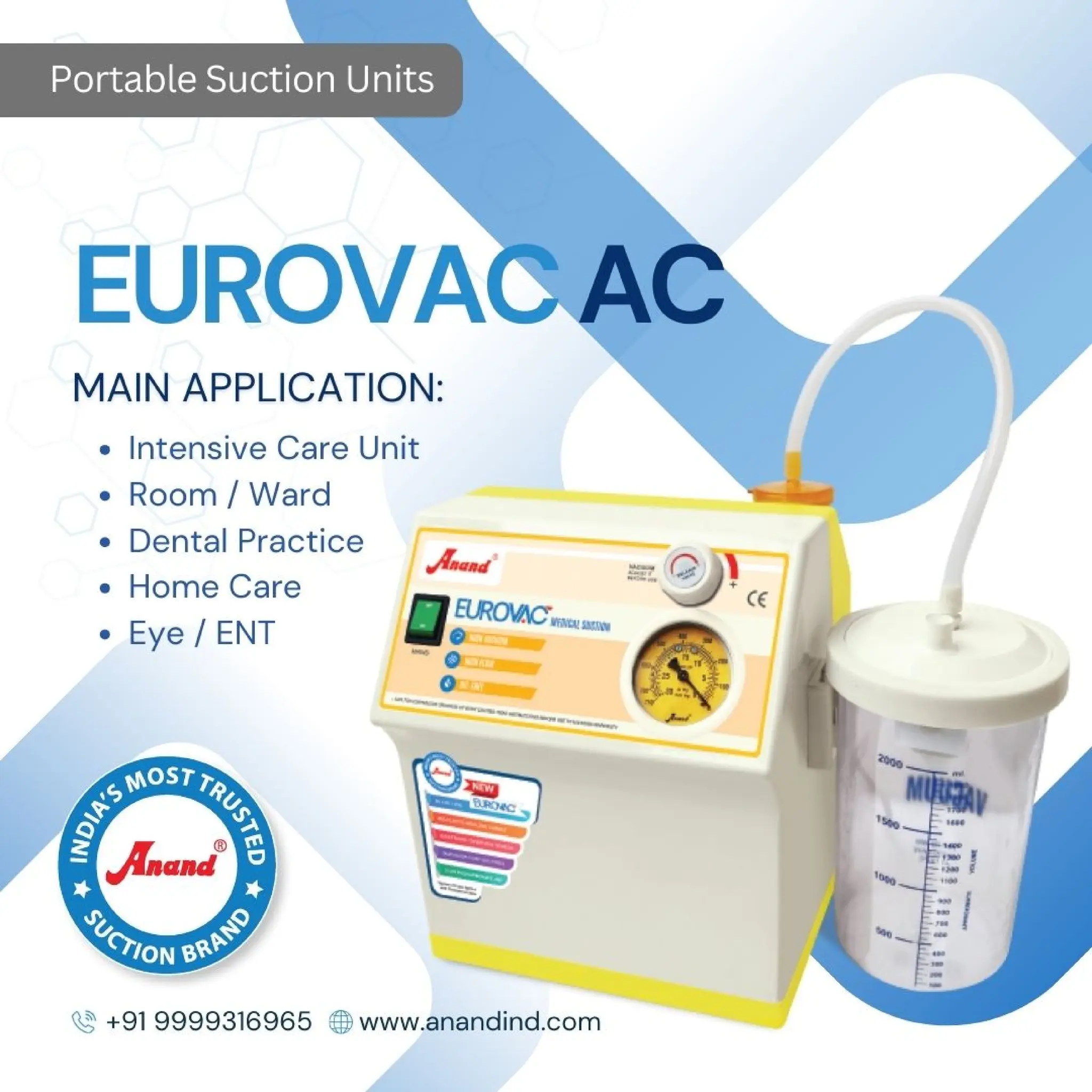 EUROVAC Portable Suction Unit Anand Medicaids PDF