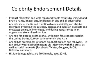 Celebrity Endorsement