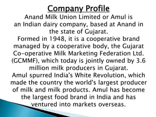 Anand milk union limited
