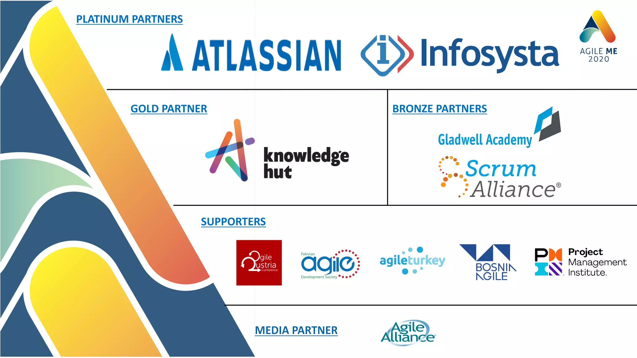 SUPPORTERS
PLATINUM PARTNERS
GOLD PARTNER BRONZE PARTNERS
 