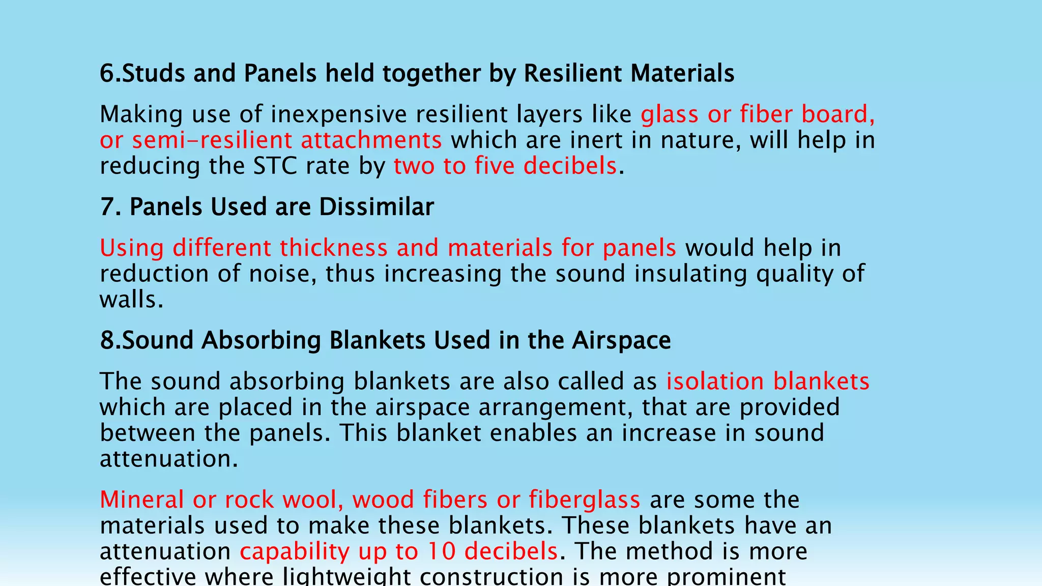 noise control of buildings | PPTX