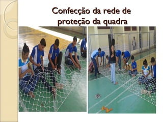 Confecção da rede deConfecção da rede de
proteção da quadraproteção da quadra
 