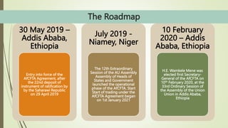 Imperatives of African Continental Free Trade Area (Afcfta) Agreement ...