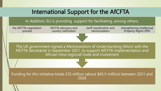 Imperatives of African Continental Free Trade Area (Afcfta) Agreement ...
