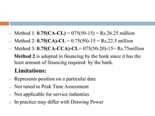 TRADITIONAL METHOD FOR ASSESSMENT