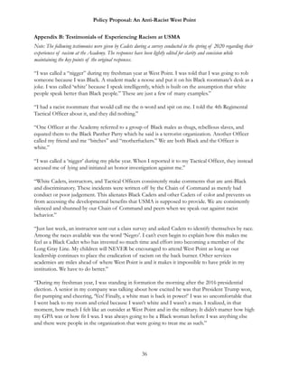 An anti racist west point