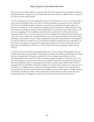 An anti racist west point