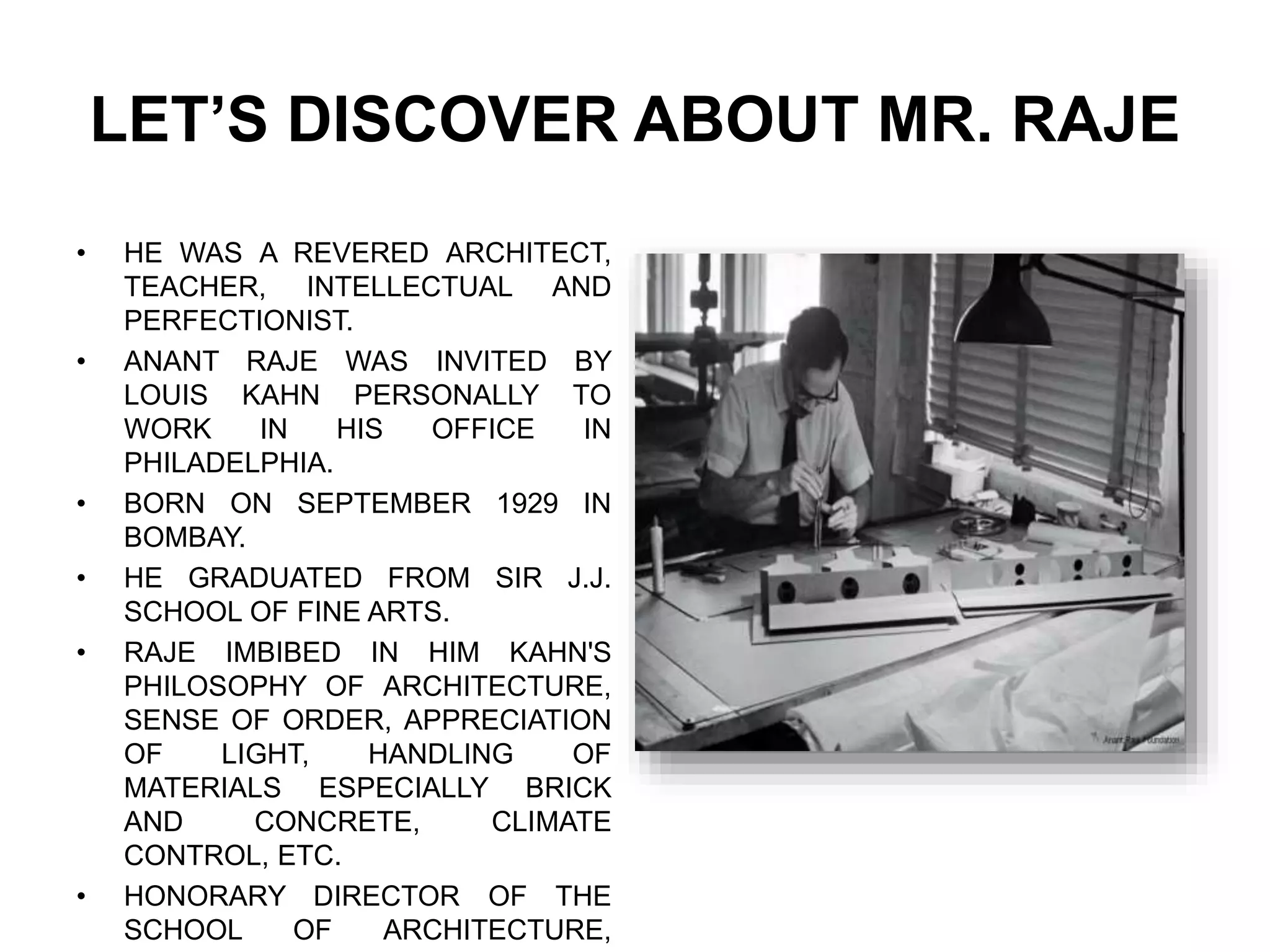 ANANT RAJE | PPTX