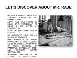 ANANT RAJE | PPTX