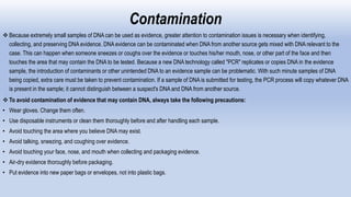 THOTA Act and Role of Forensic science in DNA Profiling. | PPTX