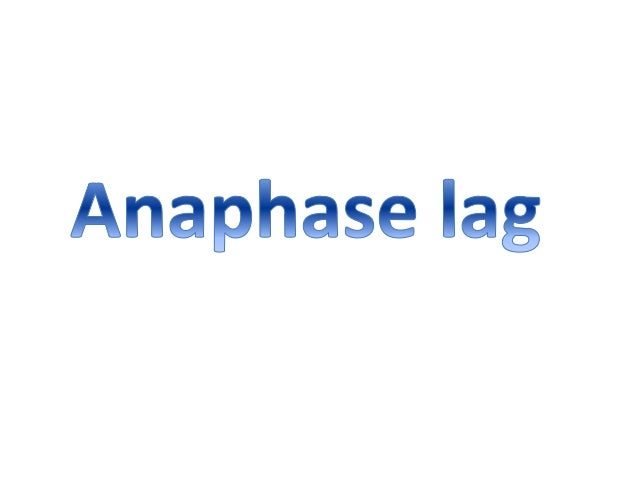Anaphase lag.ppt 2017.pptx 2017
