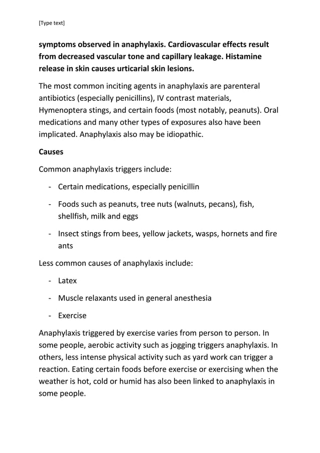 Anaphylactic shock PDF
