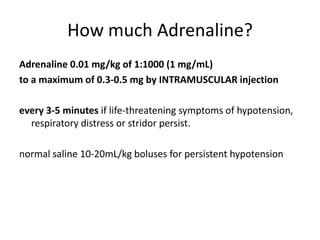 Anaphylaxis | PPTX