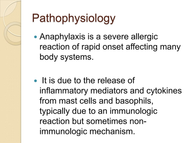 Anaphylaxis | PPTX | Allergies | Diseases and Conditions