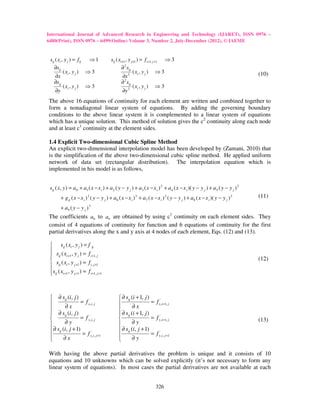 An applied two dimensional b-spline model for interpolation of data | PDF