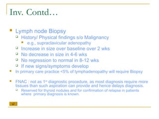 An approach to a child with Lymphadenopathy.ppt