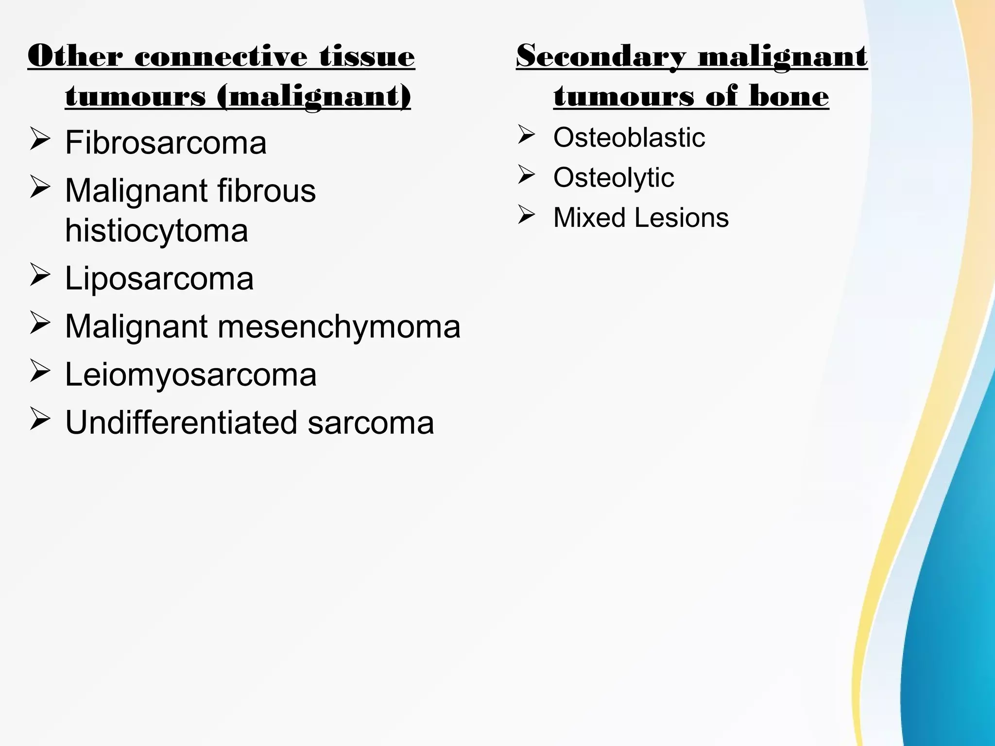 An approach to malignant bone tumors | PPT