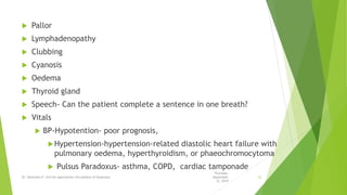 Pallorin Sentence An approach to the patient of dyspnoea | PDF