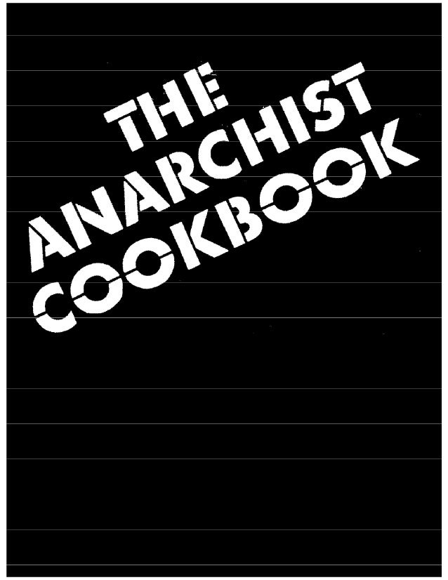 anarchist cookbook pdf