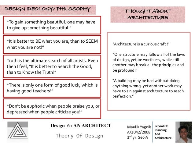 Architecture Design Philosophy an architect Architecture Design Philosophy an architect