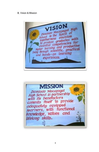8
B. Vision & Mission
 