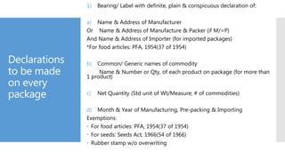 Legal Metrology Act - Anas Shaikh - 13FET1006 | PPTX
