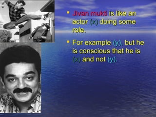  JJiivvaann mmuukkttii iiss lliikkee aann 
aaccttoorr ((xx)) ddooiinngg ssoommee 
rroollee.. 
 FFoorr eexxaammppllee ((yy)),, bbuutt hhee 
iiss ccoonnsscciioouuss tthhaatt hhee iiss 
((xx)) aanndd nnoott ((yy)).. 
 