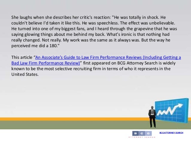 bad performance review