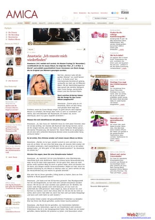 Anastacia Press Week Of Nov 5th - 12th 2012