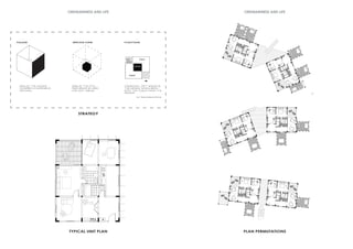 STRATEGY
TYPICAL UNIT PLAN PLAN PERMUTATIONS
ORDINARINESS AND LIFE ORDINARINESS AND LIFE
 